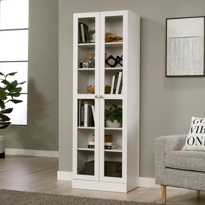 Mainstays Glass Door Storage Cabinet ...