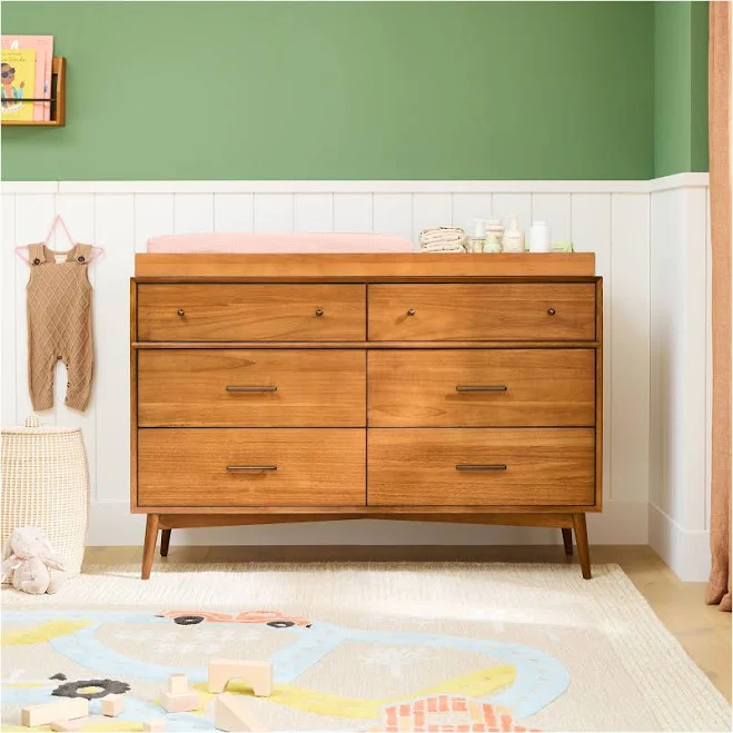 We Kids Mid-Century 6-Drawer Dresser ...
