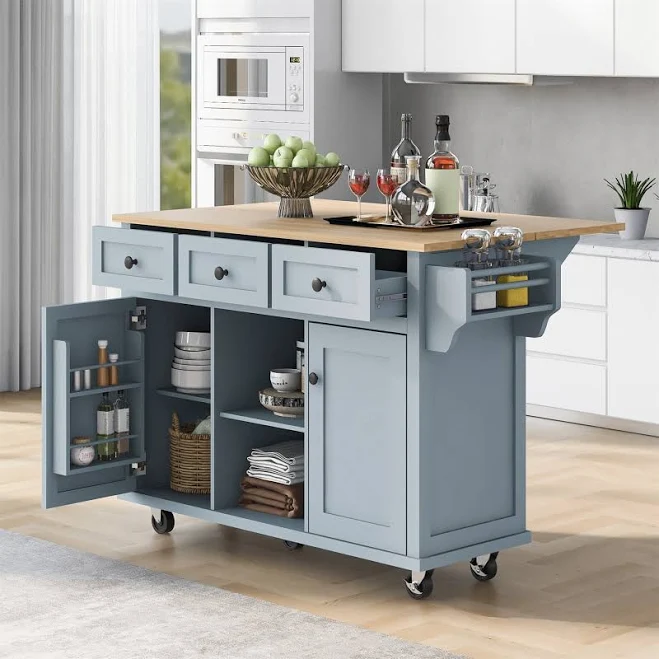 Alvantor 53'' Kitchen Island Carts