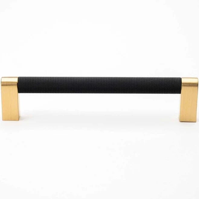 Bold, Knurled Matte Black and Brushed...