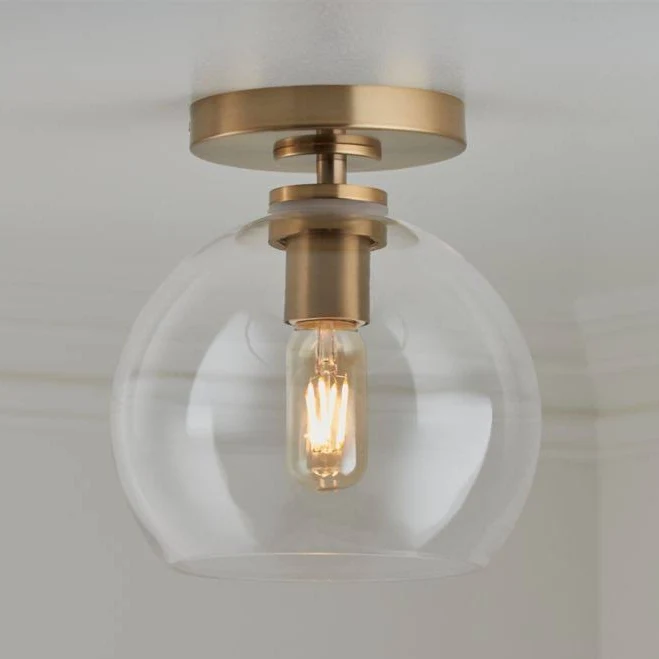 Crate & Barrel Arren Flush Mount Light