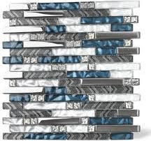 Elephantile Glass Linear Wall Tile Te...
