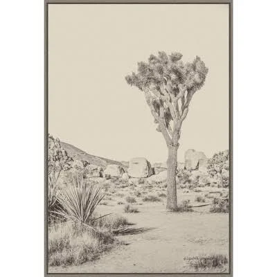 Amanti Art Joshua Tree III Neutral Fr...