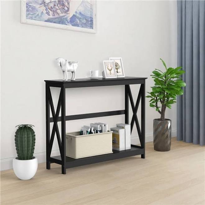 Easyfashion Renwick Transitional Wood...