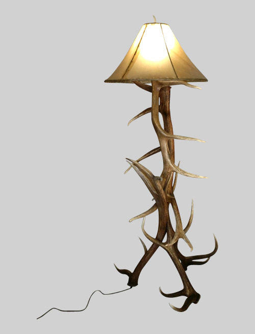 Elk Antler Floor Lamp