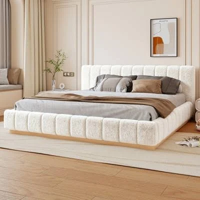 ModernLuxe King Platform Bed Frame