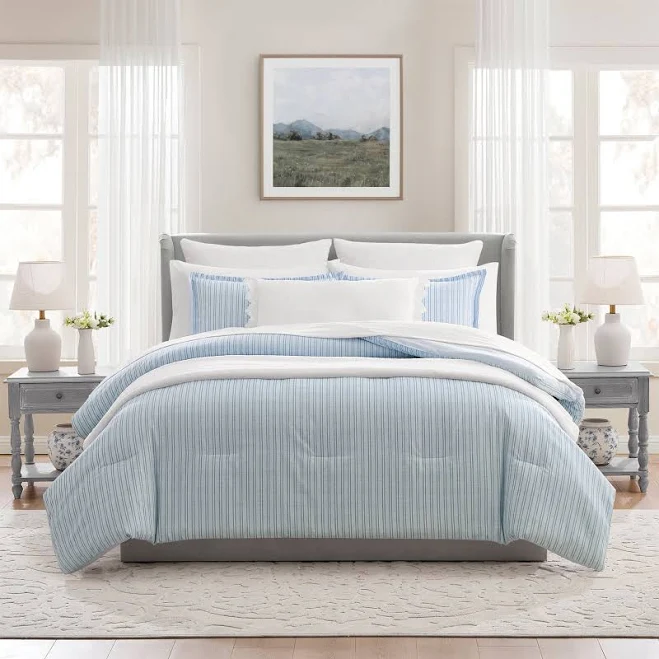 My Texas House Stripe Comforter Set w...