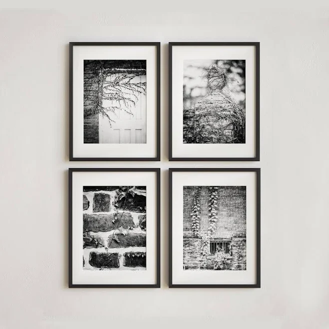 Neutral Rustic Wall Gallery Set of 4 ...