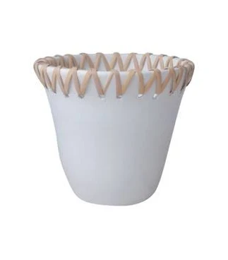 VIP Terracotta Zig-Zag Woven Planter