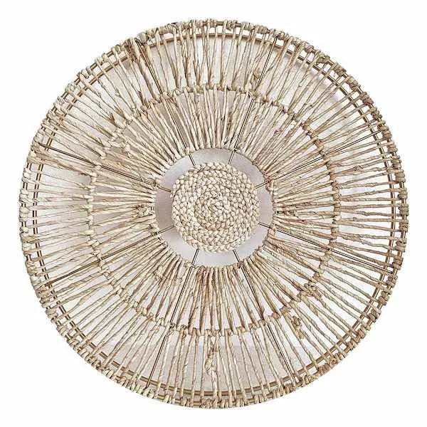 At Home Woven Round Wall Décor