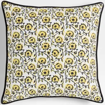 Crate & Barrel Floral Reversible Hand...