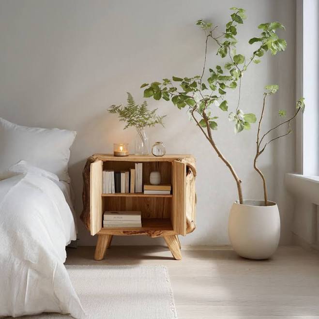 Farmhouse Live Edge Nightstand