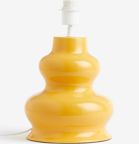 H&M Home Yellow Ceramic Lamp Base