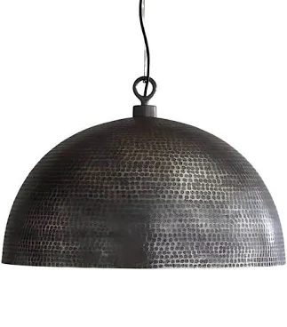 Hammered Brass Dome Pendant Light