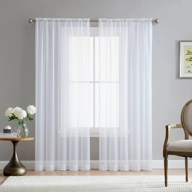 House of Hampton Daxin Sheer Voile Ro...