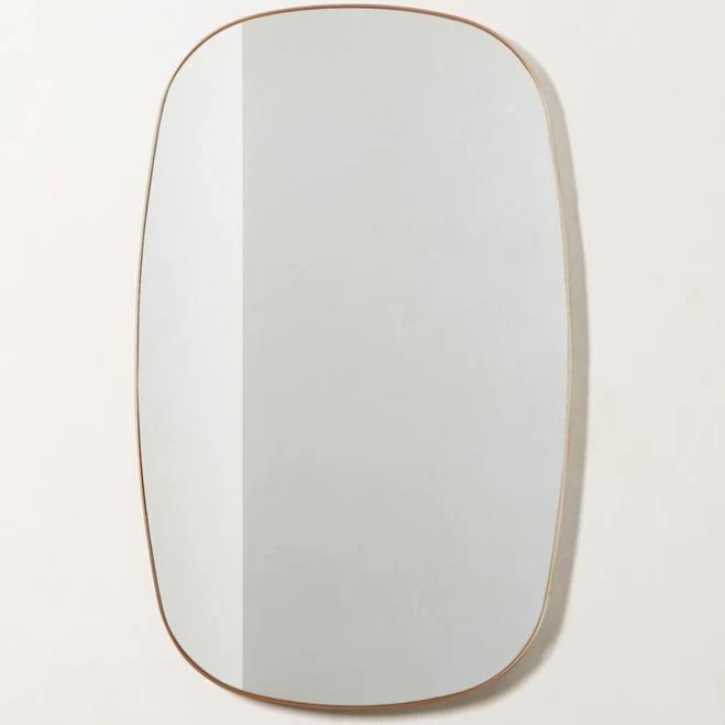 Infinity Brass Oblong Wall Mirror 23