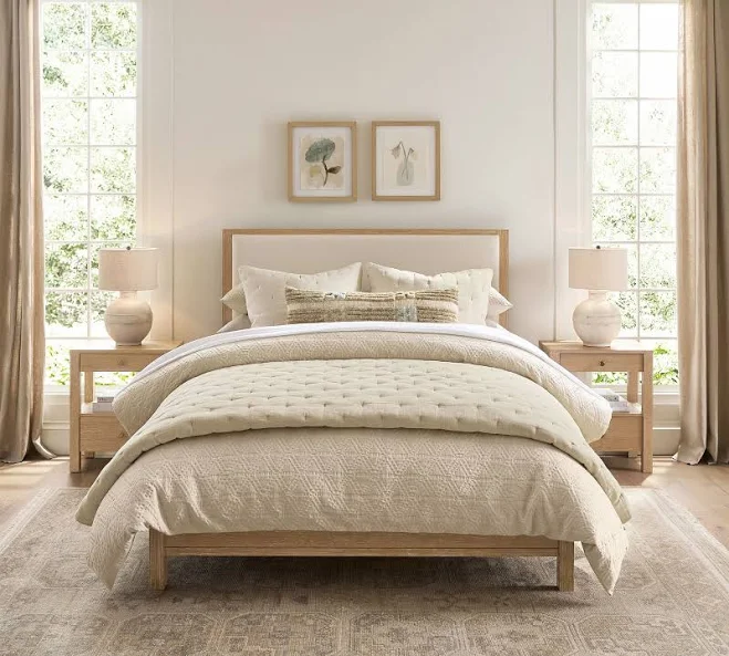 Pottery Barn Calistoga Upholstered Bed