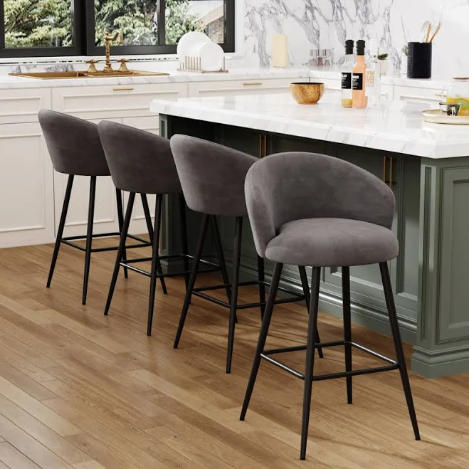 17 Stories Upholstered Counter Stool ...
