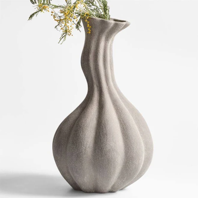 Crate & Barrel Gourdgeous Large Grey ...