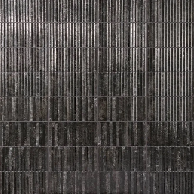 Curve Fluted D Glossy Ceramic Tile