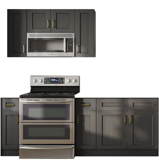 Slate Grey Shaker RTA Kitchen Cabinet...