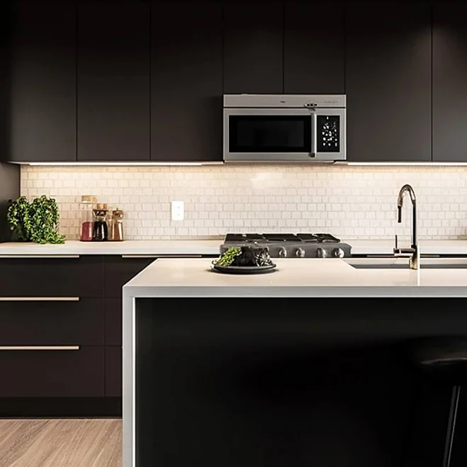 True Black Matte RTA Kitchen Cabinets...