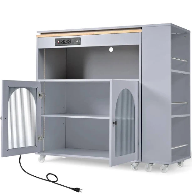 YOSIMFUR Rolling Kitchen Island