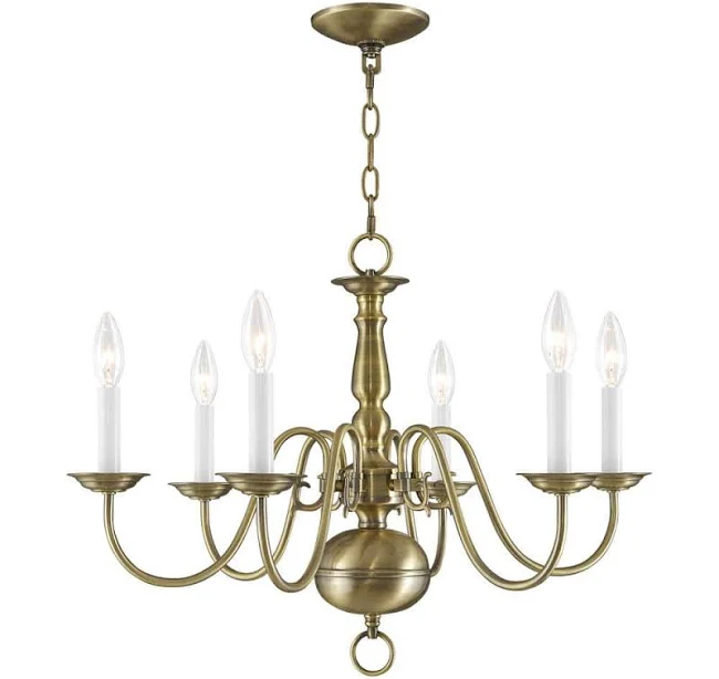 Livex Lighting 6-Light Williamsburgh ...