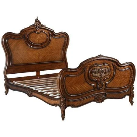 Louis XV Rococo Queen Bed Frame