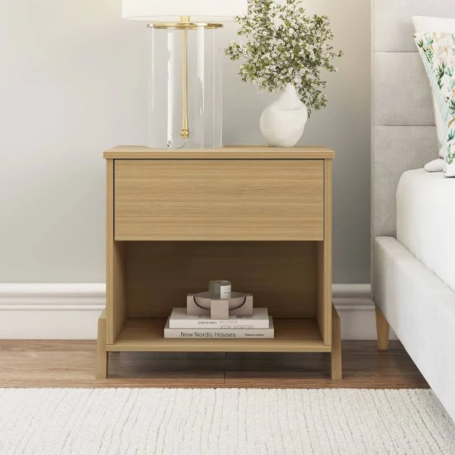 Mainstays Modern 1 Drawer Nightstand