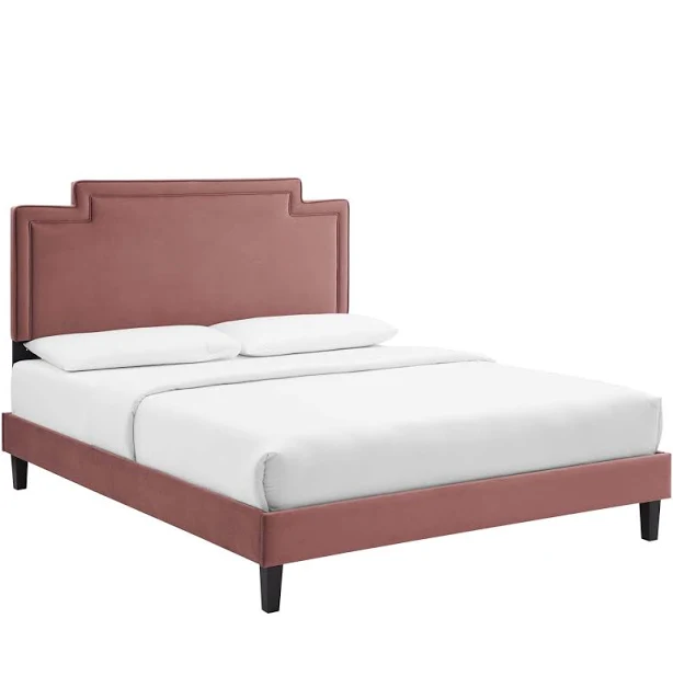 Modway Liva Performance Velvet Bed