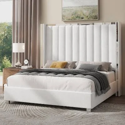AMERLIFE Size Bed Frame with 58