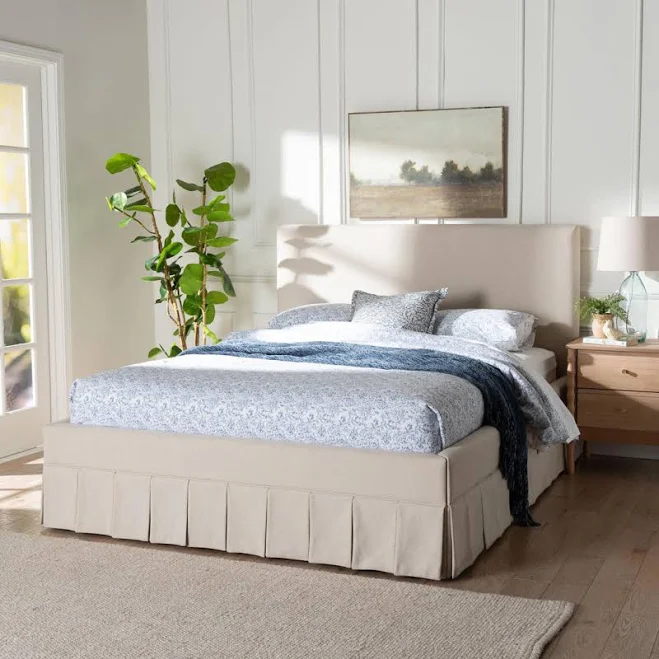 Baxton Studio Astin Platform Bed With...