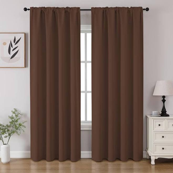 CUCRAF Blackout Curtains Length 2 Pan...