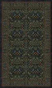 Estelle Floral Ornamental Rug - Dark ...