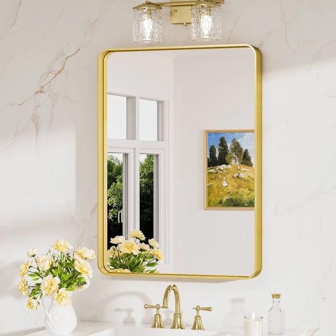 Keonjinn H Rectangle Brushed Framed W...