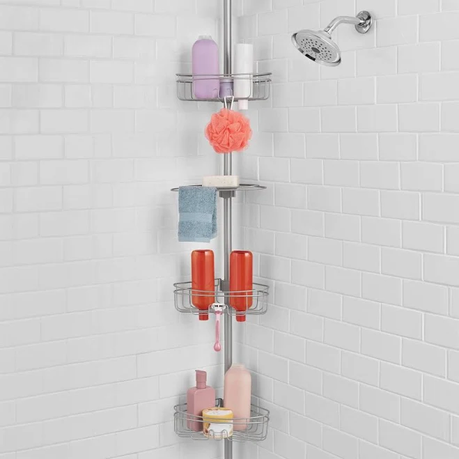 Mainstays Tension Rod Shower Caddy