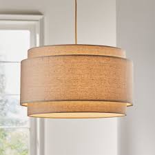 Crate & Barrel Avery Double Drum Pend...
