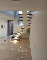 Modern Stairs With Oak Treads And Led...