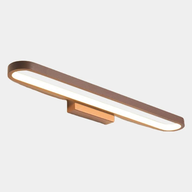 Minimalist Linear Oval LED Wall Sconce