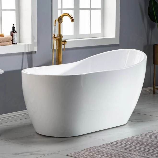 WOODBRIDGE 59 Acrylic Freestanding Ba...