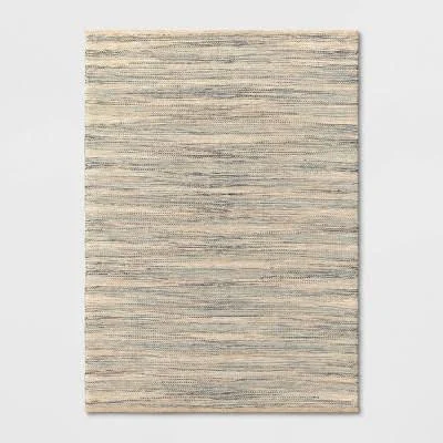 5'x7' Woven Area Rug Indigo - Threshold