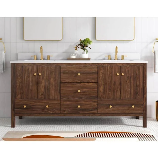 Glacier Bay Rory 72 in. Double Sink B...