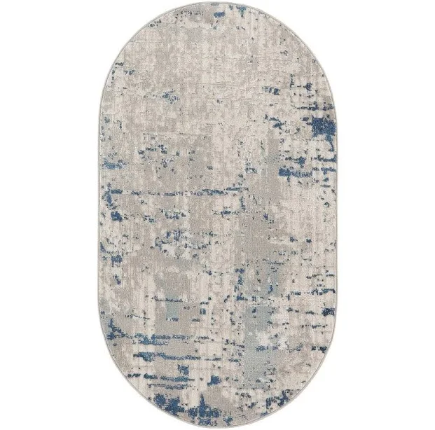 Nourison Concerto Abstract Ivory Blue...