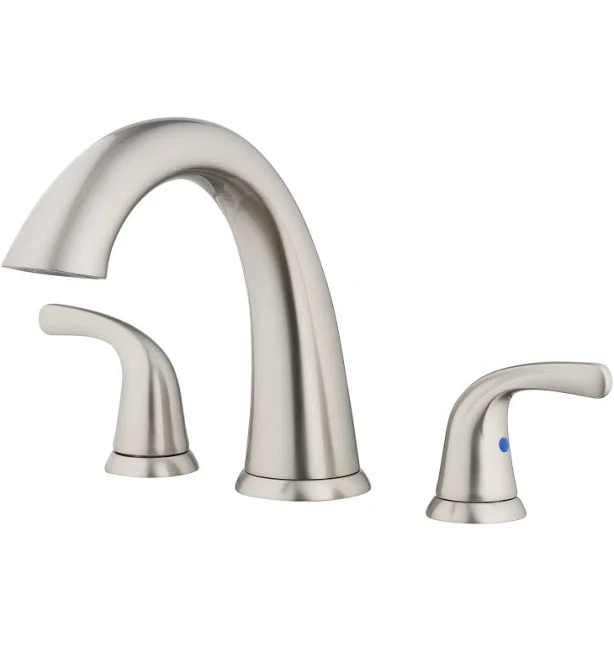 Project Source Brushed Nickel 2-handl...