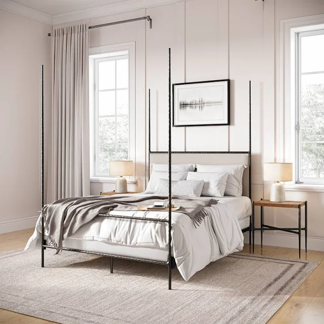 Amity Hand-Forged Iron Four Poster Bed