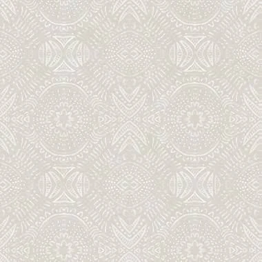 Brewster Java Light Grey Medallion Wa...