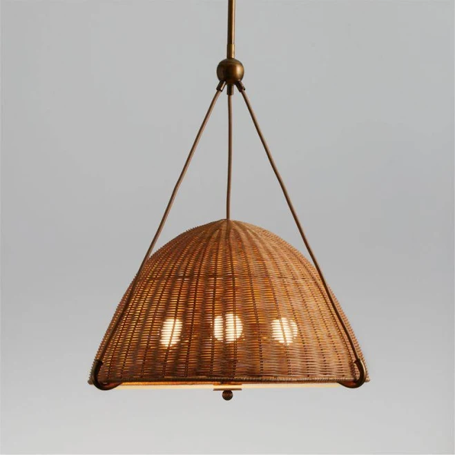 Crate & Barrel Harwich Dome Pendant L...