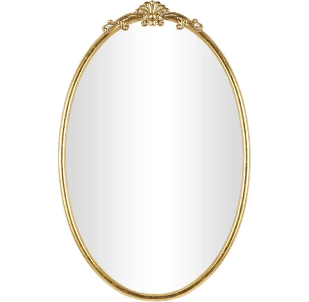 UMA Gold Metal Ornate Baroque Oval Wa...
