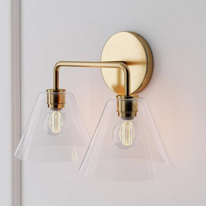 West Elm Sculptural 2-Light Sconce